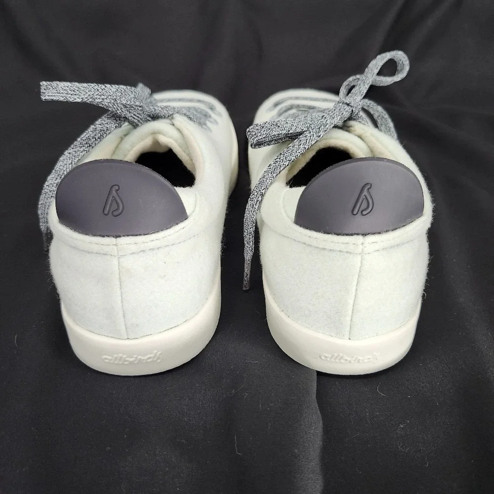 Allbirds‎ Mens Wool Pipers Shoes Size 9 Cream White Low Top Sustainable Sneakers
